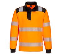 Portwest PW326 PW3 Hi Vis Tex Pro 1/4 Zip Felpa Comfort Durabilità Elegante