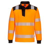 Portwest PW326 PW3 Hi Vis Tex Pro 1/4 Zip Felpa Comfort Durabilità Elegante