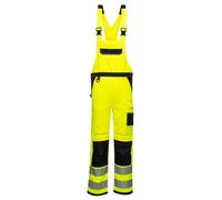 Portwest PW344 Tuta Alta Visibilità Bib & Brace Con Tasche Ginocchiere