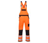 Portwest PW344 Tuta Alta Visibilità Bib & Brace Con Tasche Ginocchiere