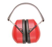 Portwest PW41RER - Cuffie antirumore, colore: Rosso
