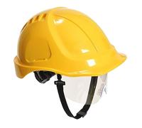 Portwest PW54 Casco di Sicurezza con Visiera Endurance Plus Giallo