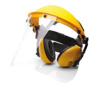 Portwest PW90 Kit Di Protezione PPE Con Visiera E Cuffie - Giallo