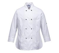 Portwest Rachel Chef Jacket Color: White Talla: Small