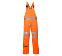 Portwest RT43 Salopette con Bretelle Ris ad Alta Visibilità, Arancione, L