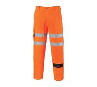Portwest RT46 Pantaloni Ferroviari Combat, Arancione, S
