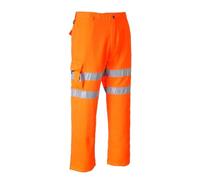 Portwest RT46 Pantaloni Ferroviari Combat, Arancione, XL