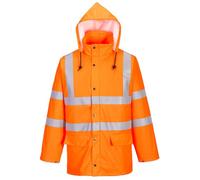 Portwest RT50 Giacca Sfoderata Sealtex Ultra Poliestere 2 tasche Duraturo | Arancione, XL, EN ISO 20471 Classe 3, UPF 40+, Tessuto Traspirante e Antivento, Banda Riflettente Termosaldata