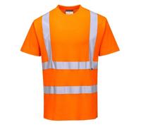 Portwest S170 T-Shirt Manica Corta Cotton Comfort, Arancione, 5XL
