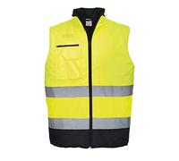 Portwest S267YNRXL Gilet Bicolore ad Alta Visibilità, Giallo/Blu Navi, XL