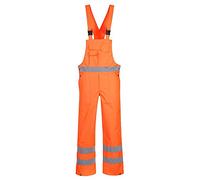 Portwest S388 Salopette Alta Visibilità, Sfoderato, Arancione, L