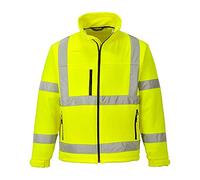 Portwest S424YERM Softshell Classic ad Alta Visibilità, Giallo, M