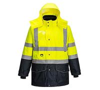 Portwest Hi-Vis 7in1 Contrast Jacket - Color: YeNa - Talla: XSmall