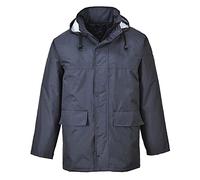 Portwest S437NARXXL Giacca Impermeabile Imbottita Traffico Corporate, Blu Navy, XXL