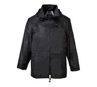 Portwest S440 Giacca Impermeabile Classica Leggera da Uomo Nero, XXL