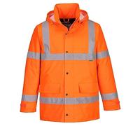 Portwest S460 Giacca Da Traffico Invernale Impermeabile Confortevole Ad Alta Visibilità Arancione, XXXL
