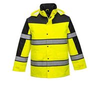 Portwest S462 Giacca Classica Bicolor ad Alta Visibilità Polsini Regolabili