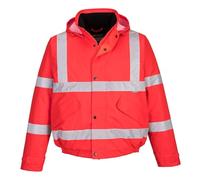 Portwest Bomber S463RERM alta visibilità Rosso Taglia Medium