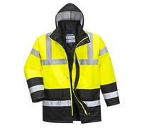 Portwest S466YBRXL Giacca Imbottita Alta Visibilità, Giallo/Royal, XL