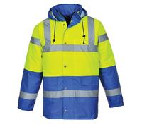 Portwest S466 Hivis Contrasto Traffico Giacca Impermeabile Antivento Sicurezza
