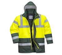 Portwest S466YGRS Giacca Imbottita Alta Visibilità, Giallo/Verde, S