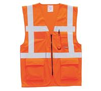 Portwest S476 Gilet Executive Berlino, Arancione, XXL