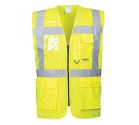Portwest S476 Gilet Executive Berlino, Giallo, 5XL