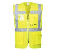 Portwest S476 Gilet Executive Berlino, Giallo, XL