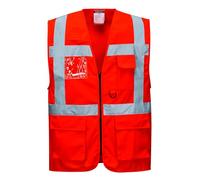 Portwest S476 Gilet Executive Berlino, Rosso, L