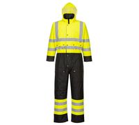 Portwest S485 Hi Vis Contrasto Copritutto Impermeabile Termale Foderato Caldo