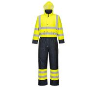 Portwest S485 Tuta Bicolore- Foderata, Giallo/Navy, XXL