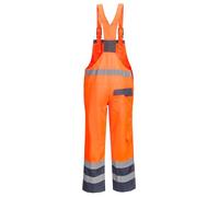 Portwest Salopette S488 Contrast, sfoderata, Arancione/Navy, taglia M