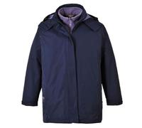 Portwest S571NARM Giacca donna Elgin 3 in 1, Blu Navy, Medium