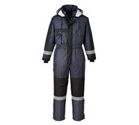 Portwest S585NARM Tuta Intera Invernale Alta Visibilità, Blu Navy, M