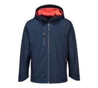 Portwest S600 Men's KX3 Waterproof Rain Jacket - Lightweight Shell Jacket with Hood