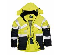 Portwest S760 Giacca Traspirante Bicolore ad Alta Visibilità, Giallo/Navy, 4XL