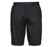 Portwest S790 Pantaloncini da Lavoro Combat ad Alte Prestazioni per Uomo Nero, L