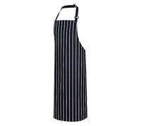 (TG. 72 x 95 cm) Portwest S839NWR Grembiule Butchers con Sottili Righe Bianche,
