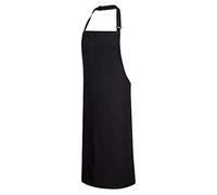 Portwest S840BKR Grembiule in Cotone con Bretelle, Nero, Taglia Unica