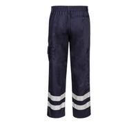 Portwest S917 Pantaloni di Sicurezza Iona Mezza Vita Elasticizzata 8 Tasche | Blu navy, XL, UPF 40+, EN 17353, Vestibilità Standard, Tessuto Resistente, Banda Riflettente, Tasca Porta Metro, Poliestere