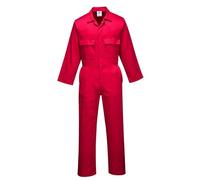 Portwest S999 Tuta Da Lavoro In Policotone Euro Workwear Per Uomo Rosso, XL