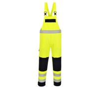 Portwest Salopette da uomo Hi-Vis resistente al fuoco di sicurezza Multi-Norm Bib & Brace