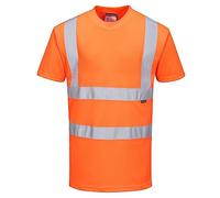 Portwest T-Shirt RIS Hi-Vis Lanterna Elettrica Arancione LED Non Resistente all'Acqua