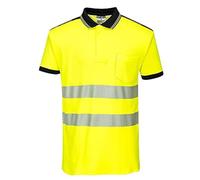 Portwest T180 Polo Alta Visibilità, Vision, Giallo, M