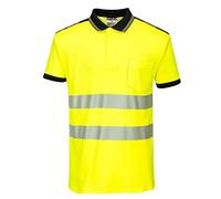 Portwest T180 Polo Alta Visibilità, Vision, Giallo, S