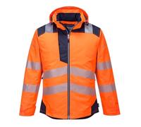 Portwest Hi Vis Giacca Invernale Impermeabile Riflettente Sicurezza Lavoro Con