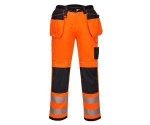Portwest T501 Pantalone Vision Hi-Vis, Arancione, 38