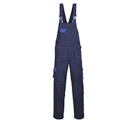 Portwest TX12 Salopette da Lavoro con Bretelle Contrastanti Uomo Texo Blu Navy, XXXL