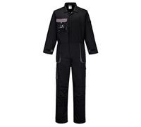 Portwest TX15BKRL Tuta intera Portwest Texo Contrast, Nero, Large