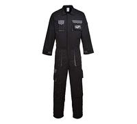 Portwest TX15BKRXL Tuta intera Portwest Texo Contrast, Nero, XL